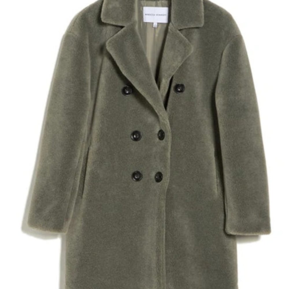 NWT Rebecca Minkoff Double-Breasted Coat - Picture 2 of 11